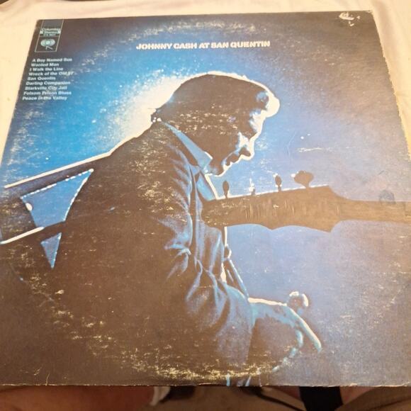 Johnny Cash At San Quentin lp Columbia CS 9827. Album - Picture 1 of 4